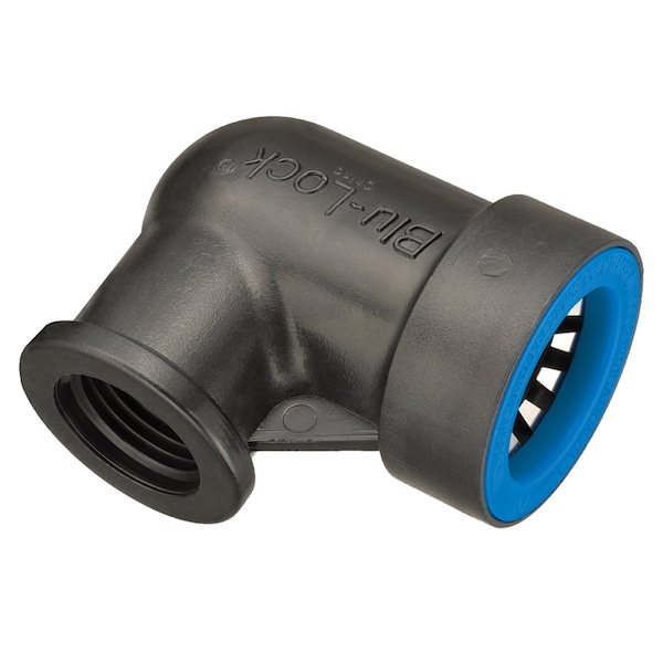 Orbit Orbit Blu-Lock 3/4 in. Push X 1/2 in. D FPT Elbow Connector 31375 - main